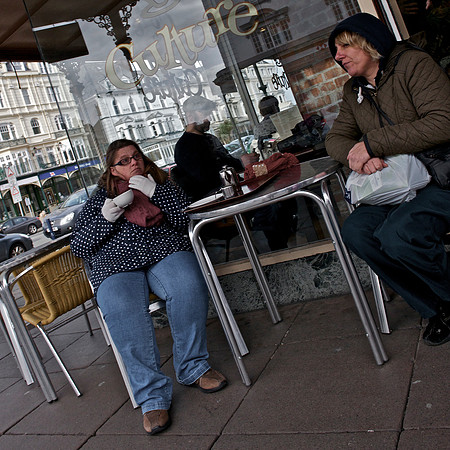 Llandudno "MartinParr" Culture Coffee "street Cafe"